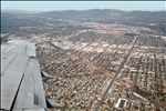 Burbank, California from High Above the Clouds